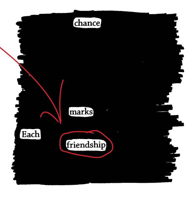 Blackout poetry sample
